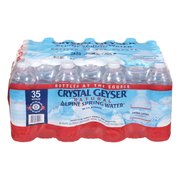 Crystal Geyser Crystal Geyser Natural Alpine Spring Water, 16.9oz Bottles, 35 Bottles/Case CGW3500